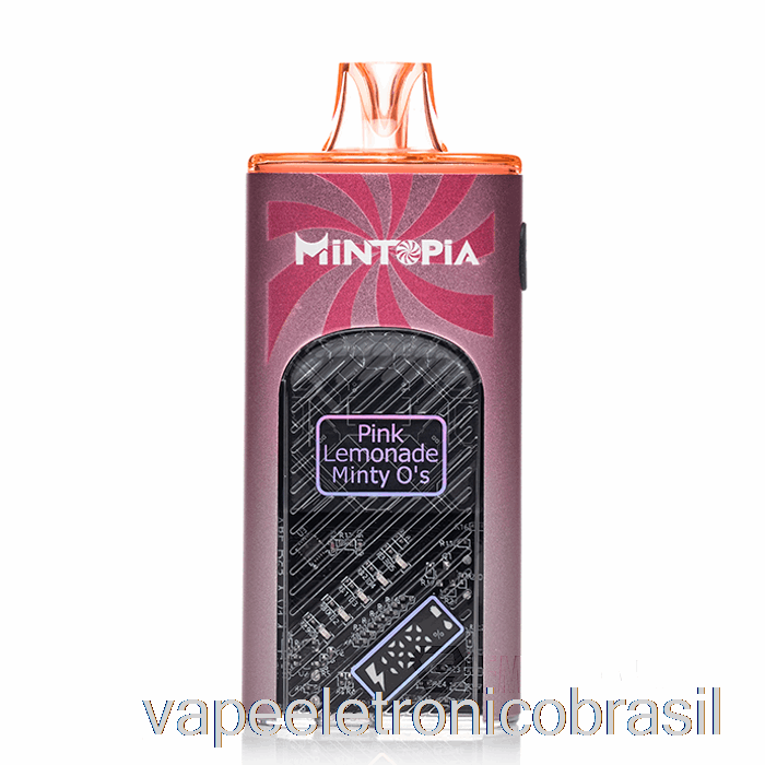 Vape Vaporesso Mintopia Turbo 9000 Descartável Limonada Rosa Minty O's